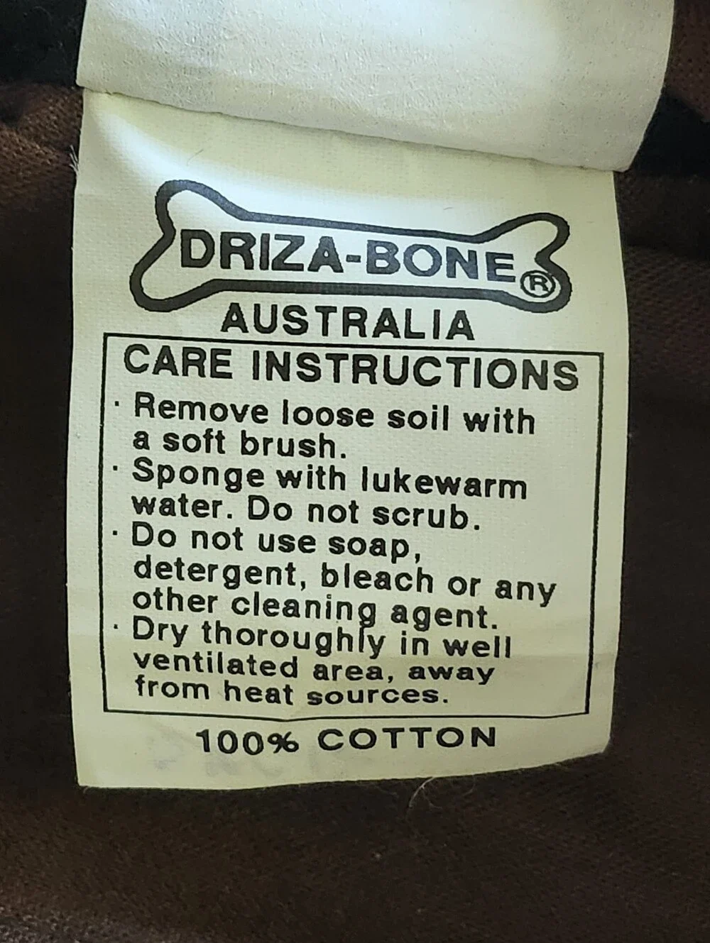 Driza-Bone Vintage Australia Oilskin Slouch Bush Hat Brown Waxed Cotton Size L